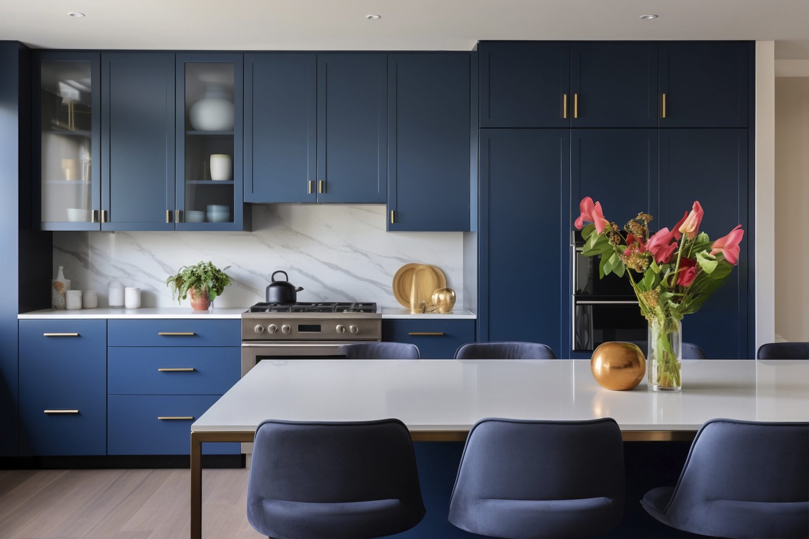 Modern timber kitchen